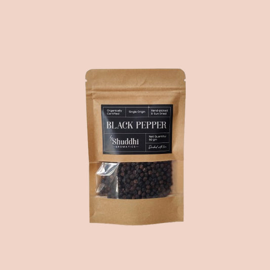 Organic Malabar Black Pepper - Shuddhi Aromatics