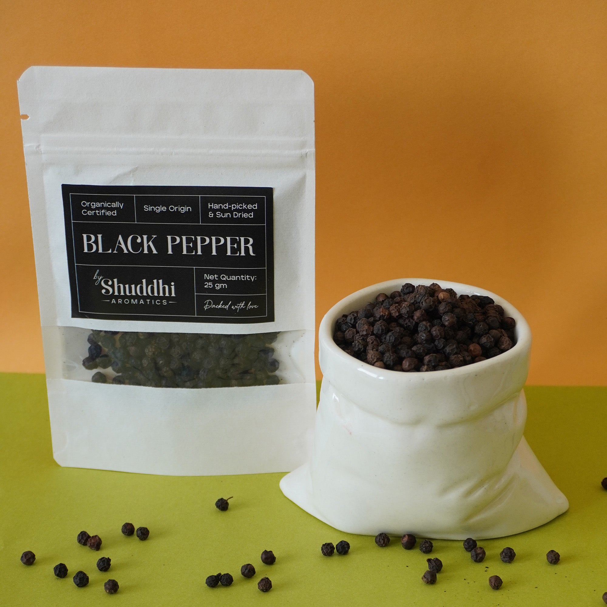 Organic Malabar Black Pepper