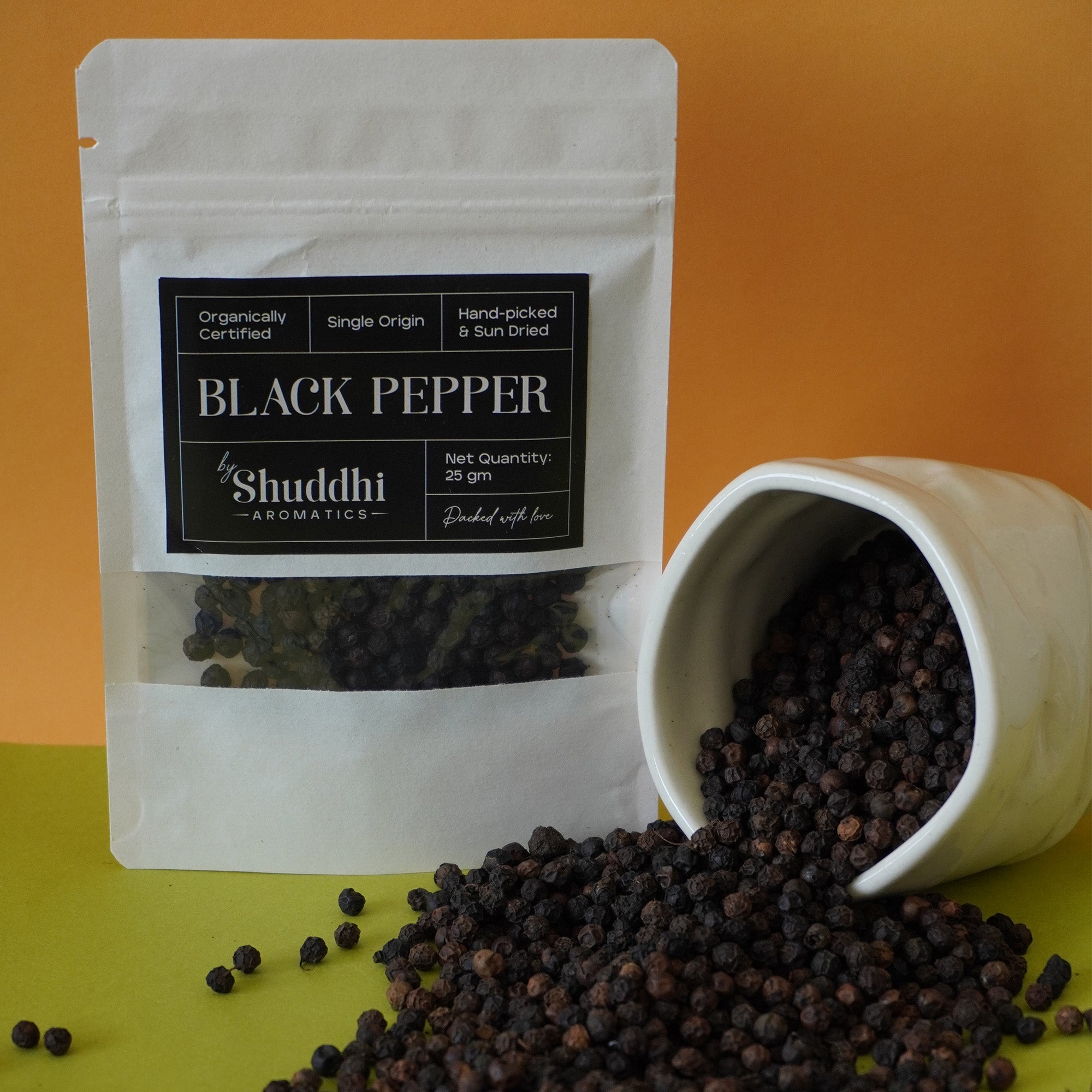 Organic Malabar Black Pepper