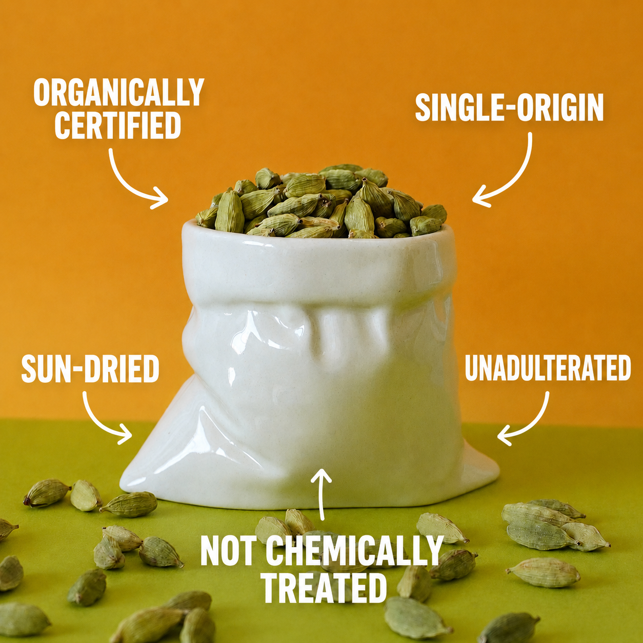 Organic Green Cardamom