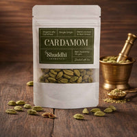 Organic Green Cardamom 8mm+