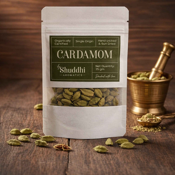 Organic Green Cardamom 8mm+