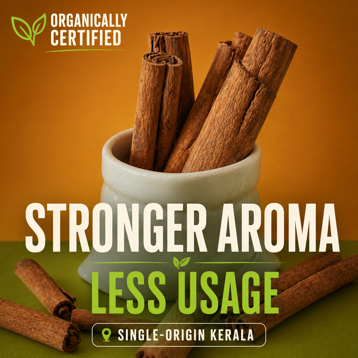Organic Ceylon Cinnamon Sticks